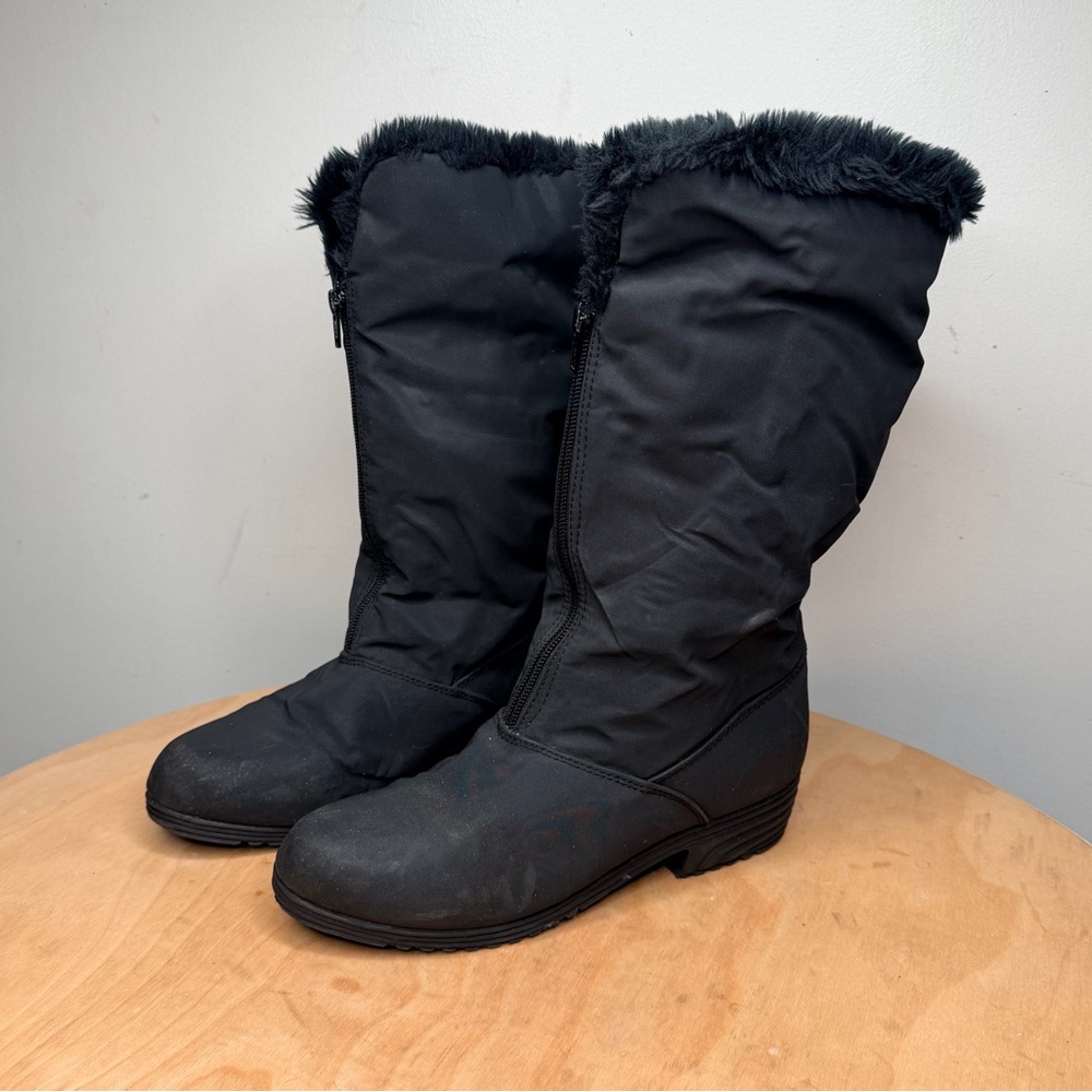 Rugged Outback Thermolite Winter Boots Black Waterproof Thinsulate Size 7